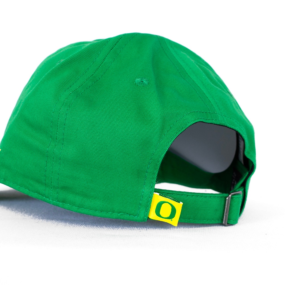 Classic Oregon O, Nike, Green, Curved Bill, Cotton, Accessories, Unisex, Unstructured, Twill, Adjustable, Hat, 856250